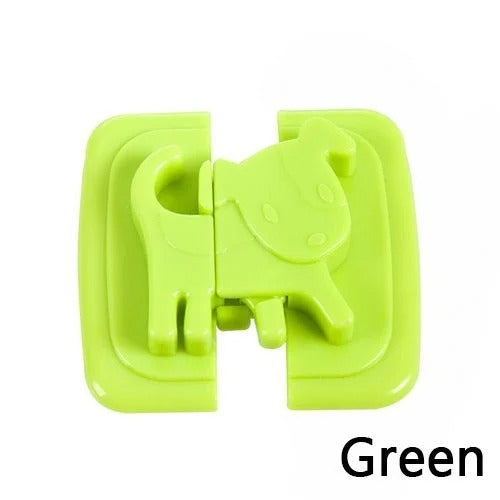 01 PCs Cute Dog Shape Cartoon Cabinet Door Child Safe Lock Refrigerator