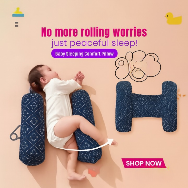 Baby Sleeping Comfort Pillow – Soft Support Pillow For Infants