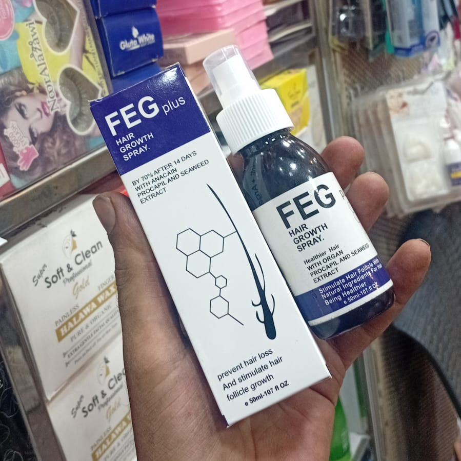 FEG Plus Advanced Hair Growth Spray & Anti-Hair Fall Treatment (50ml)