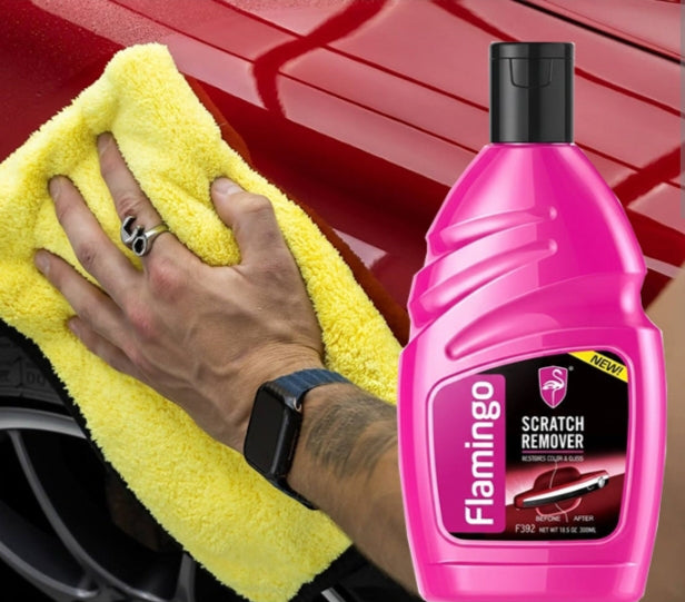 Flamingo Car Paint Scratch Remover (300ML) | Swirl Repair & High-Gloss Shine Restorer