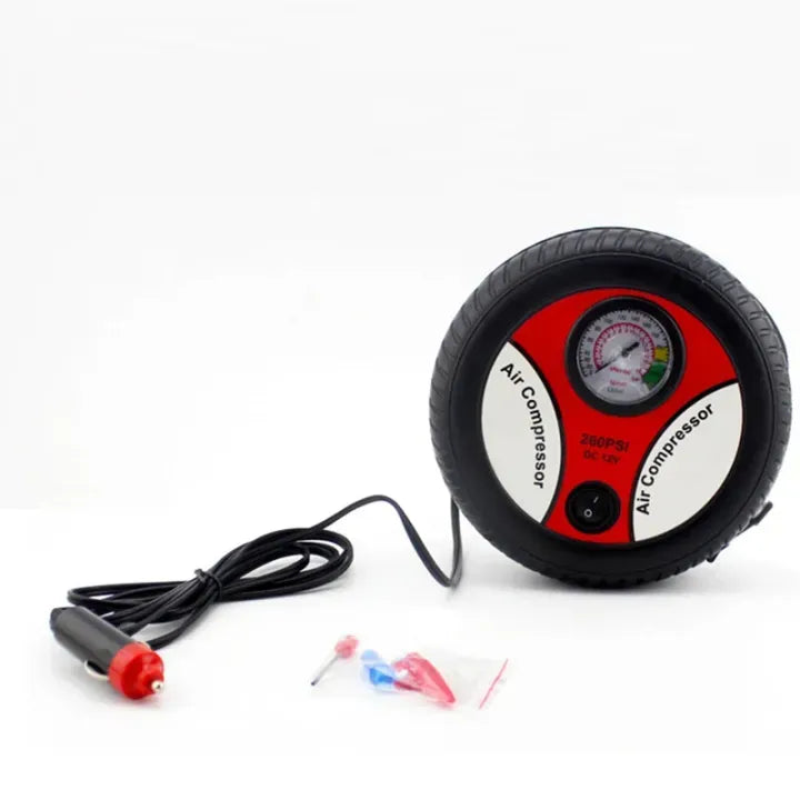 Portable 12V Car Air Pump (260PSI) | Heavy-Duty Electric Compressor & Tyre Inflator