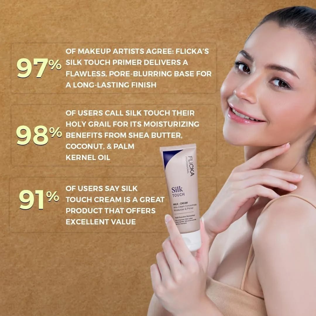 FLiCKA Silk Touch Milk Cream 2-in-1 Moisturizer & Primer