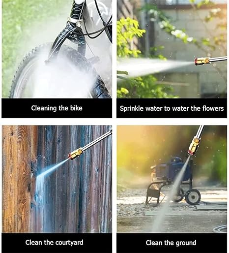 21V Cordless High-Pressure Car Wash Spray Gun | 600PSI Wireless Foam Jet Washer