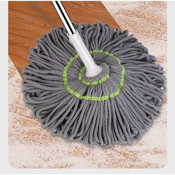 Telescopic Twister Mop with Microfiber Head – Self Wringing Floor Cleaning Mop