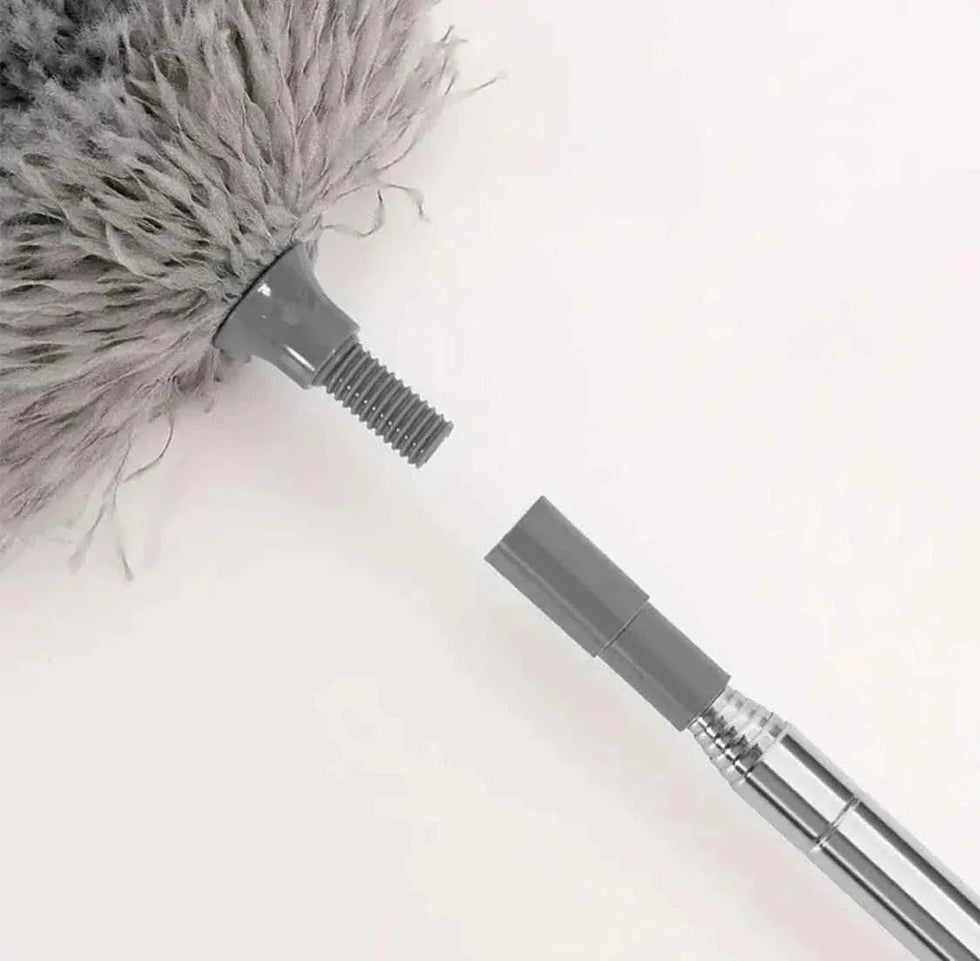 Extendable Bendable-Pole Microfiber Feather Duster for High Ceilings & Fans