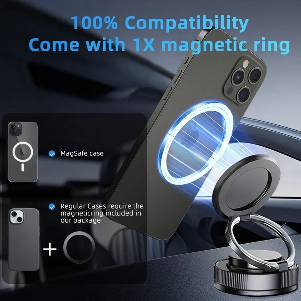 Upgraded 360° Magnetic Car Phone Mount