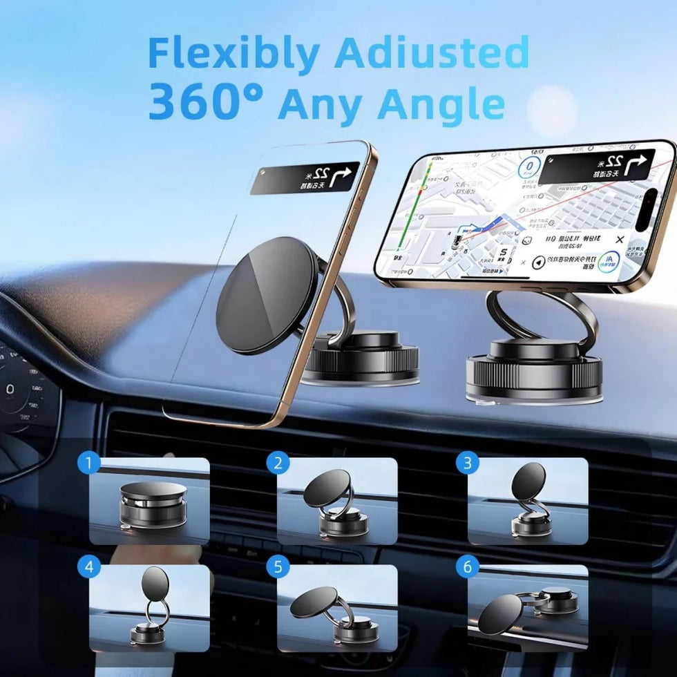 Upgraded 360° Magnetic Car Phone Mount