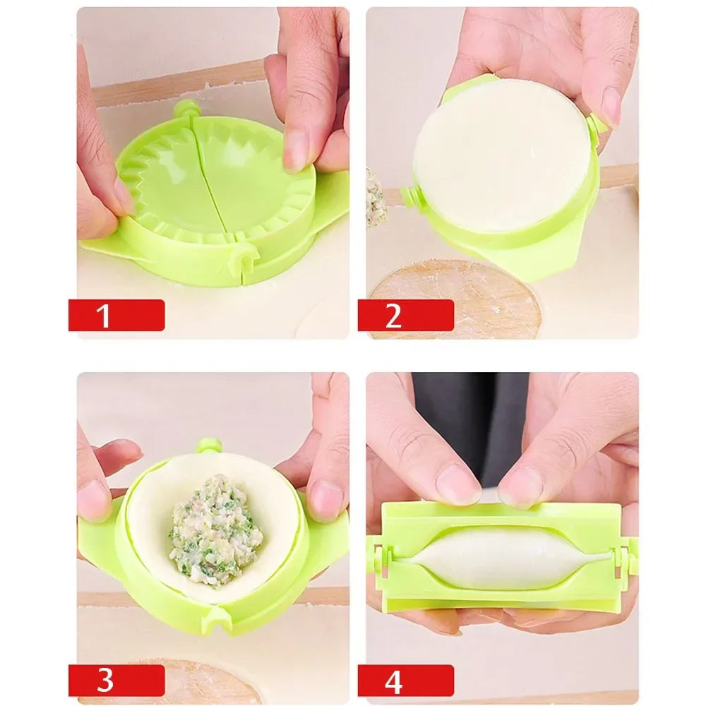 Dumpling Skin Artifact – 2-in-1 Manual Press & Mold