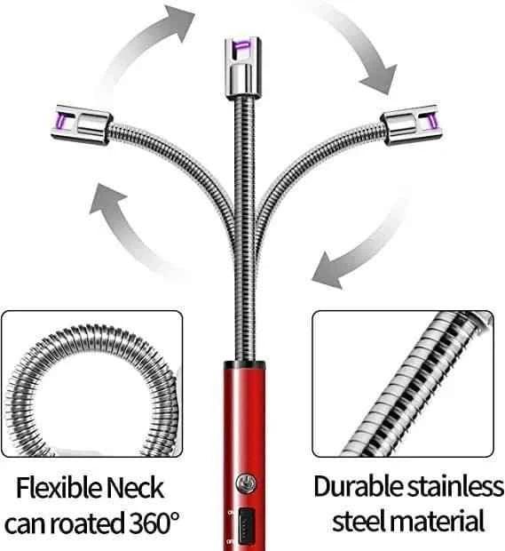Rechargeable Electric Lighter – Flameless USB Kitchen Igniter