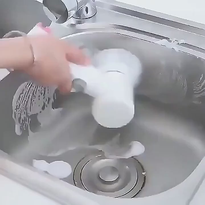 Load video: 5-in-1 Rechargeable Magic Brush &amp; Handheld Car Cleaning Machine
